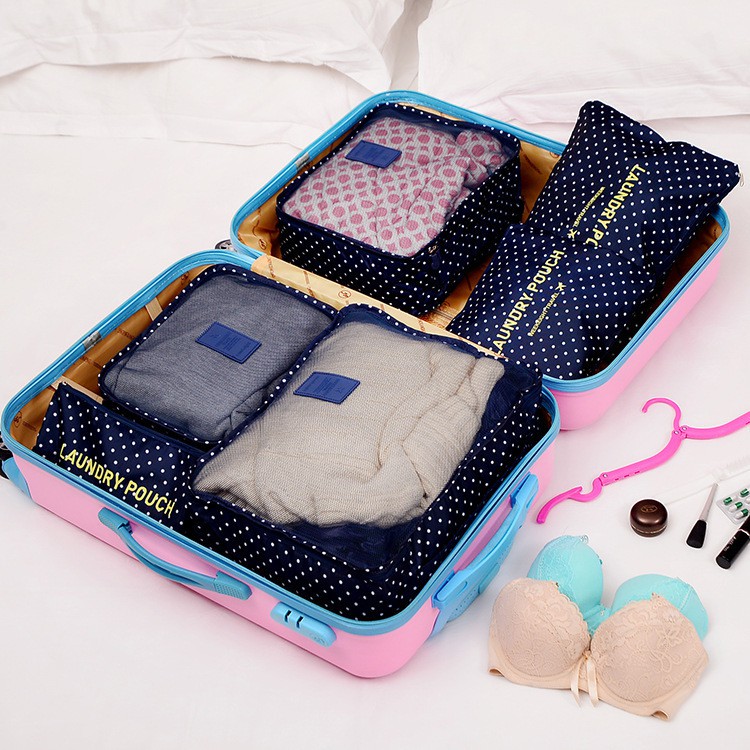 Travel Bag 6in1 Set Storage Baju Kotor Organizer Koper Limited