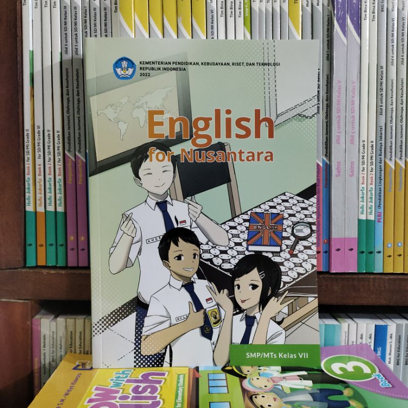 Jual Buku English For Nusantara Kelas 1 7 Vii Smp Kementerian Kurikulum Merdeka Terbaru 7398