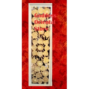 Papan Dekorasi Artisan Ukiran Kayu Dinding Handmade Handcrafted Kolam Pond Bunga Lotus Dual Tone Dua