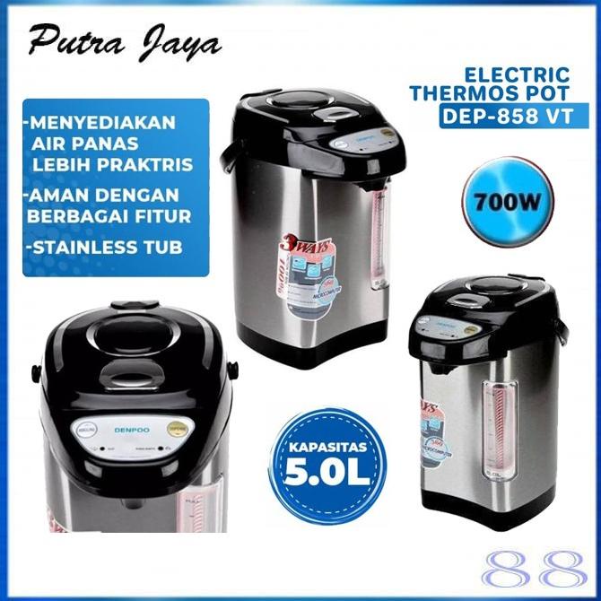 #####] Denpoo Dep 858 Termos Listrik Denpoo 5 Liter