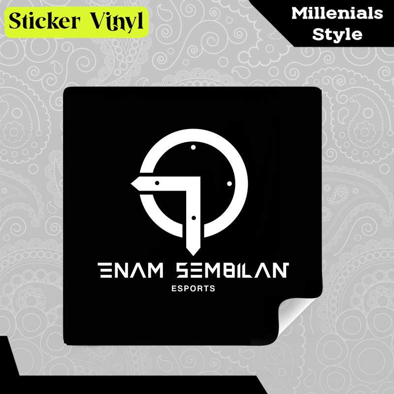 

Stiker Sticker Enam Sembilan Esports Gaming Team Game PUBG Mobile Milenial Style Aesthetic Vinyl Satuan Anti Air