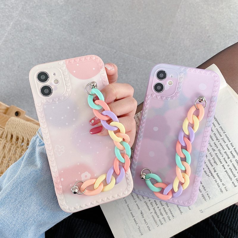 Soft Case Bunga Ungu Pelangi Untuk VIVO Y11 Y12i Y12S Y15 Y17 Y20S Y20i V9 V5S Lite Y83 Y81 Y9C Y93 V11i S1 Pro Y50 Y30i Y20 V21S