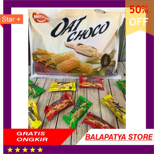 

CUMA HARI INI SAJA!!! 50 Off Oat Choco Naraya 400gr - 40pcs