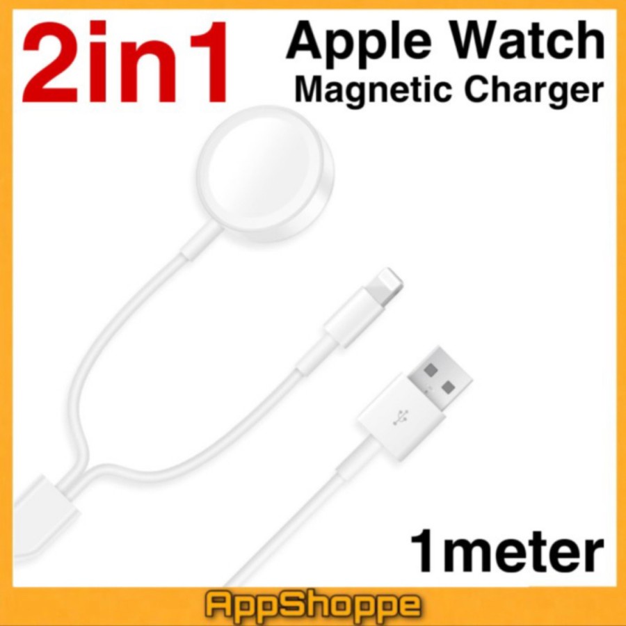 Charger for i Watch Magnetik Charging Kabel 2in1 Kabel i O S 8 Pin