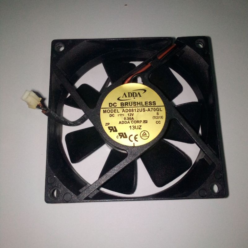 KIPAS PROYEKTOR FAN 8CM ORIGINAL ADDA AD0812US-A70GL 12V 0.30A GARANSI