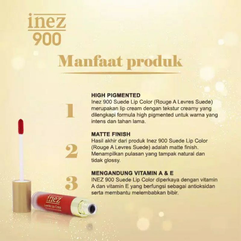 INEZ 900 Suede Lip Color (Rouge A Levres Suede) / Lip Cream