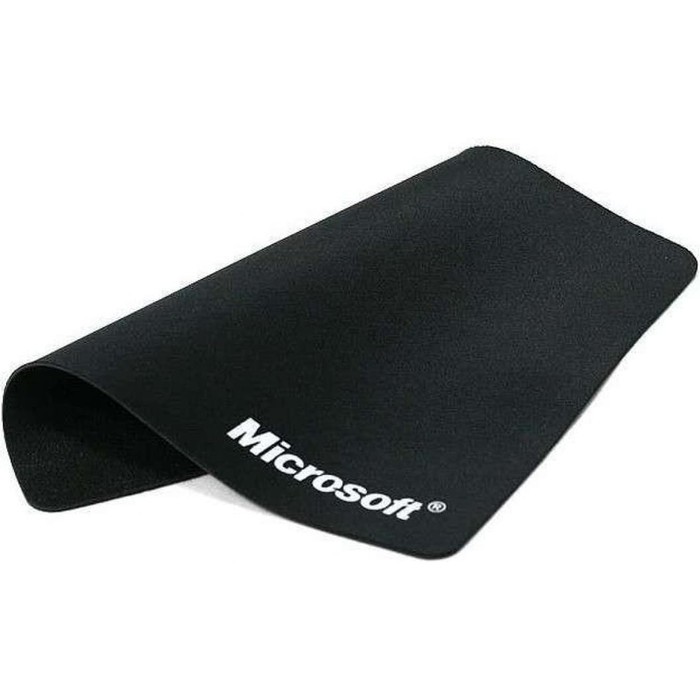 MOUSEPAD MOUSE PAD ALAS HITAM MICROSOFT 22 X 18 MURAH STANDARD OFFICE