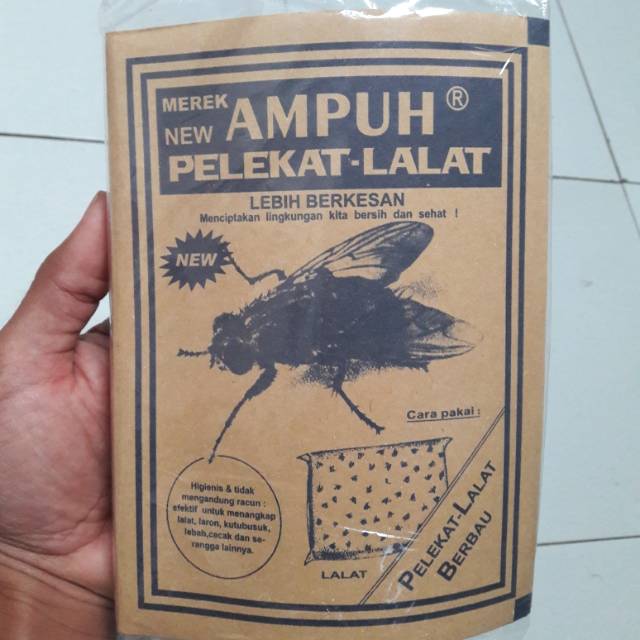 

Lem lalat kertas / pelekat lalat ampuh isi 10 lembar