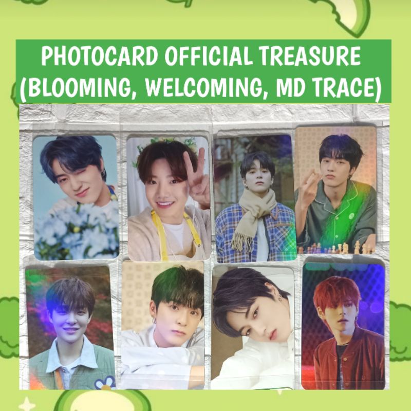 (READY) TREASURE PHOTOCARD - TREASURE WINTER CAMP WELCOMING COLLECTION - TREASURE BLOOMING SEASON PH