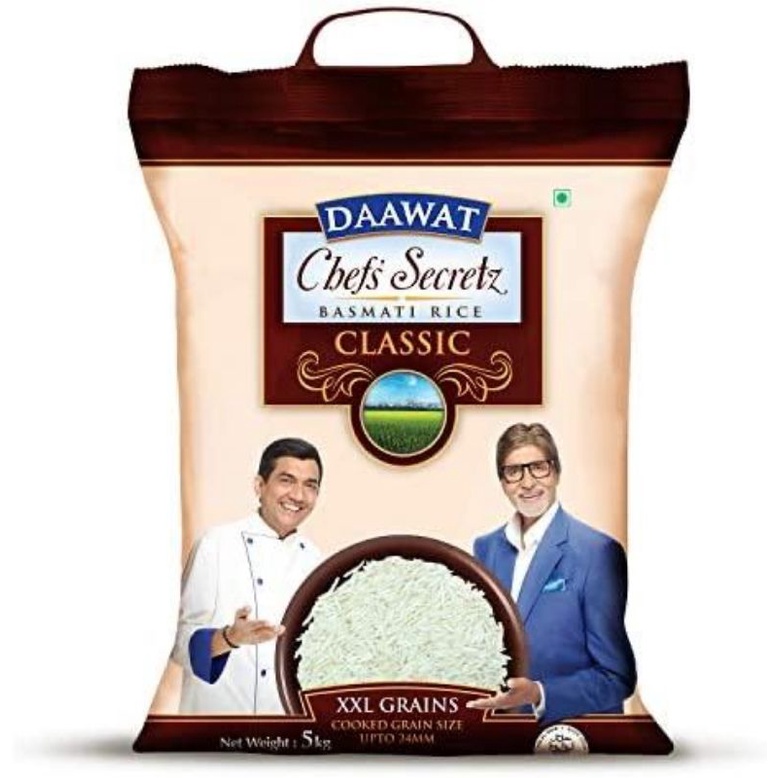 

DAAWAT CHEF'S SECRETZ CLASSIC BASMATI RICE 5KG