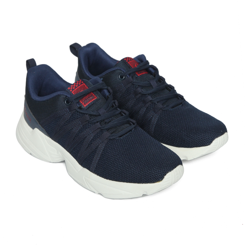 Phoenix Tesla Sepatu Running Pria - Navy/Red