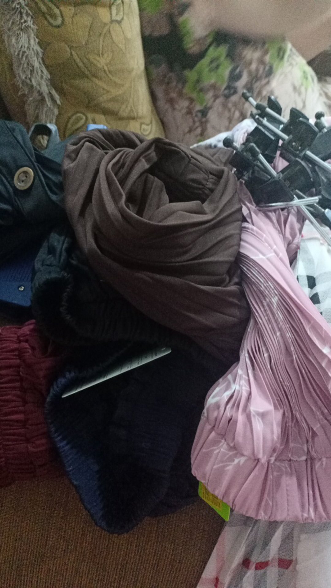 V341 - Rok Plisket  Prisket Panjang Pleated Skirt Flare Skirt Mayung Flowy Rempel