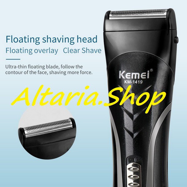 Hair Clipper Kemei-1419 Cukur Rambut/ Kumis / Bulu Hidung / Jenggot KM-1419 100% Original