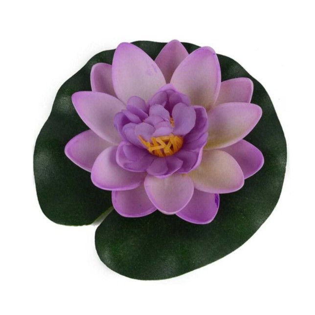 Hiasan Dekorasi Kolam Ikan Taman Bunga Teratai Mengapung Imitasi