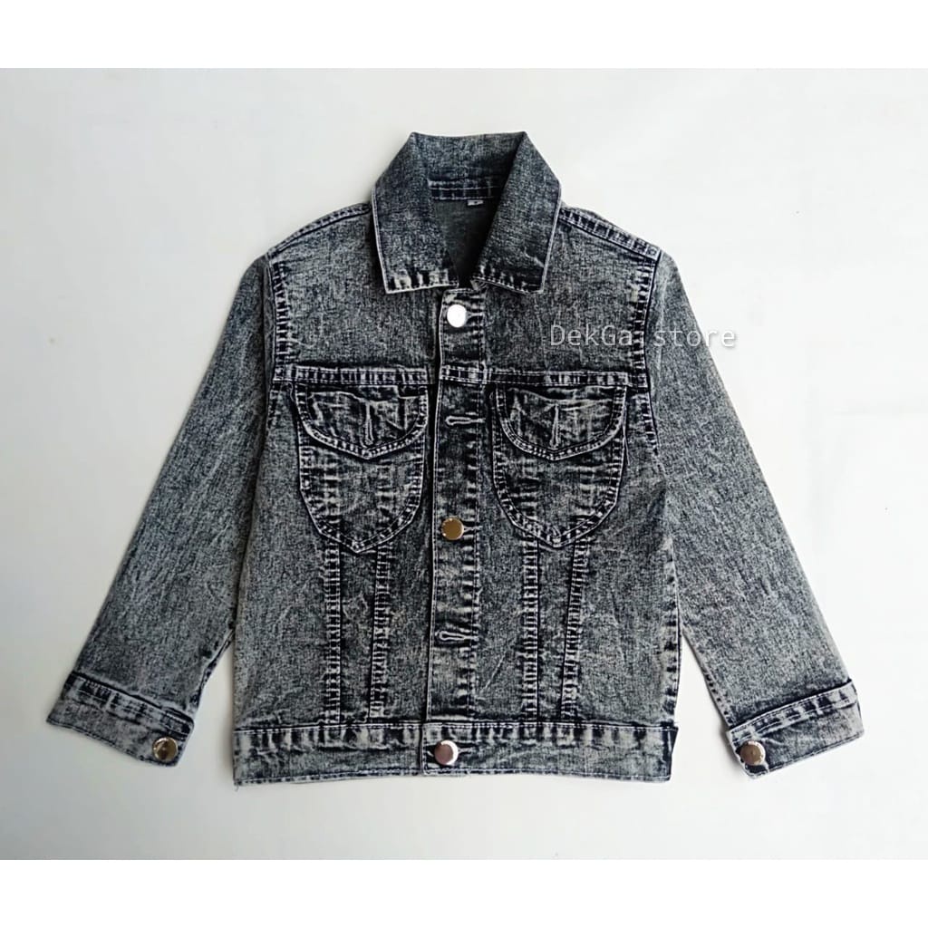 JAKET SNOW HITAM / JAKET ANAK JEANS