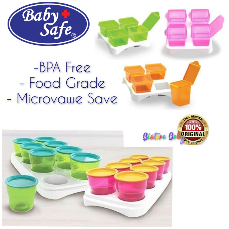 Wadah Mpasi Baby Food Container / Wadah Makanan Bayi Baby Safe Food Tray