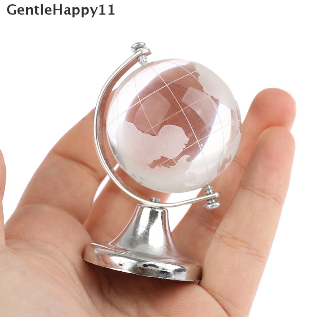 Gentlehappy Mainan Miniatur Globe Rolling Dengan Stand Untuk Aksesoris Rumah Boneka 1: 12