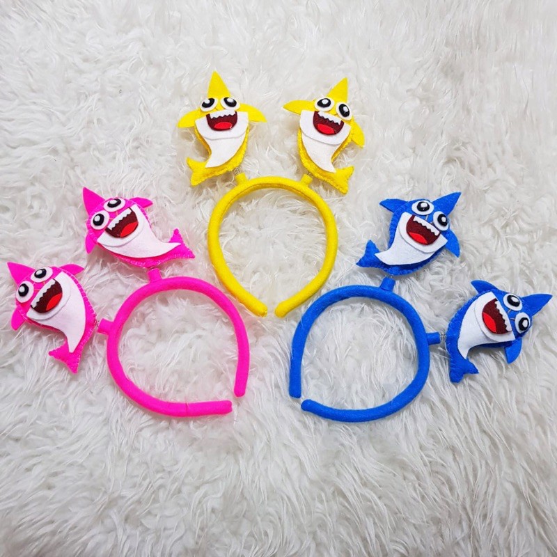 Bando Karakter Baby Shark Babyshark Kostum Ikan Hiu PinkFong Pink Fong Boneka Baby Shark dududu