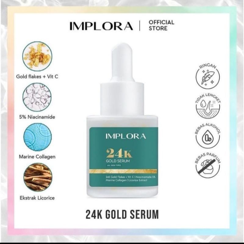 (PROMO) IMPLORA SERUM GOLD 24K/SERUM TERBAIK