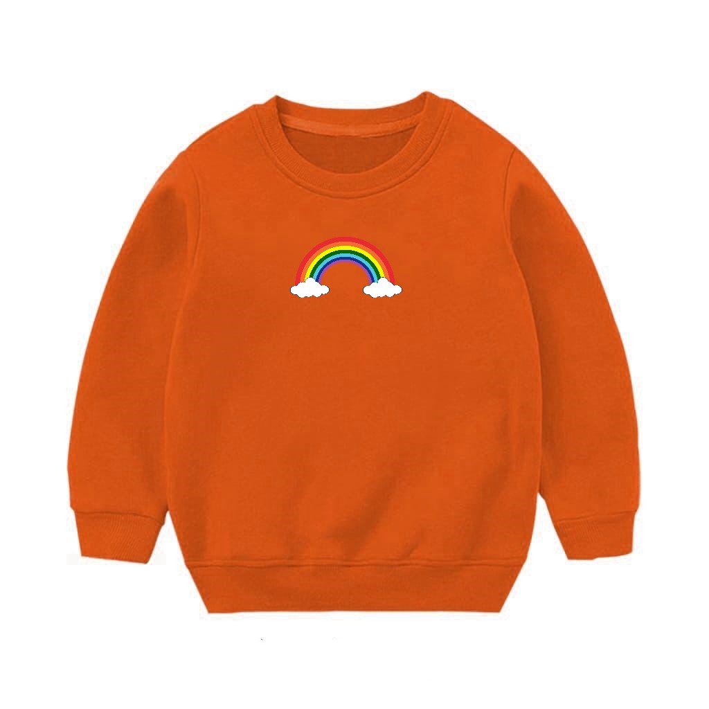 sweater anak perempuan crewneck anak anak unisex flece ori M L XL