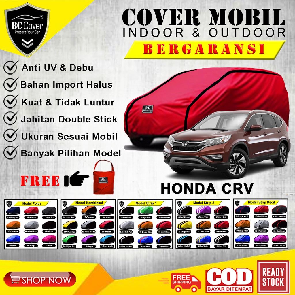 Body Cover Mobil CRV / Sarung Mobil Honda CRV Selimut Pelindung Jas Mantol Kerudung Mantel Penutup Tutup Honda CR-V Outdoor