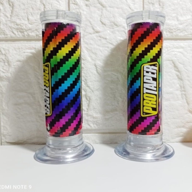 Handgrip protaper pelangi rainbow Grip sarung gas motor universal