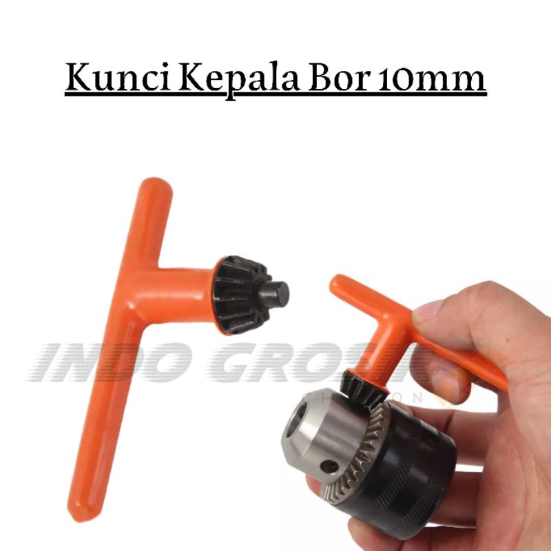 Kunci Kepala Bor 10mm Key For Drill Chuck 10 mm Murah