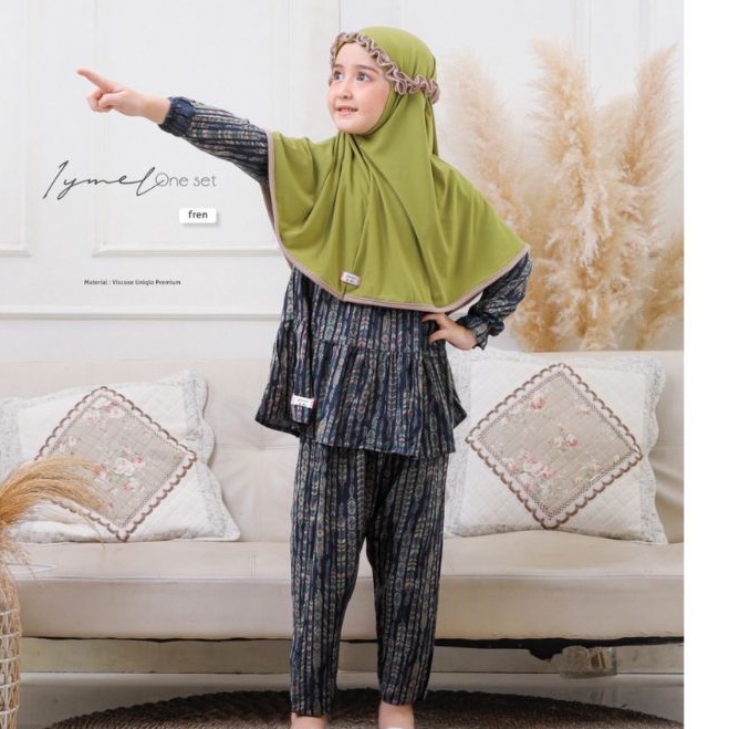SETELAN ANAK PEREMPUAN /ONESET ANAK / SETELAN ANAK IYMEL YESSANA