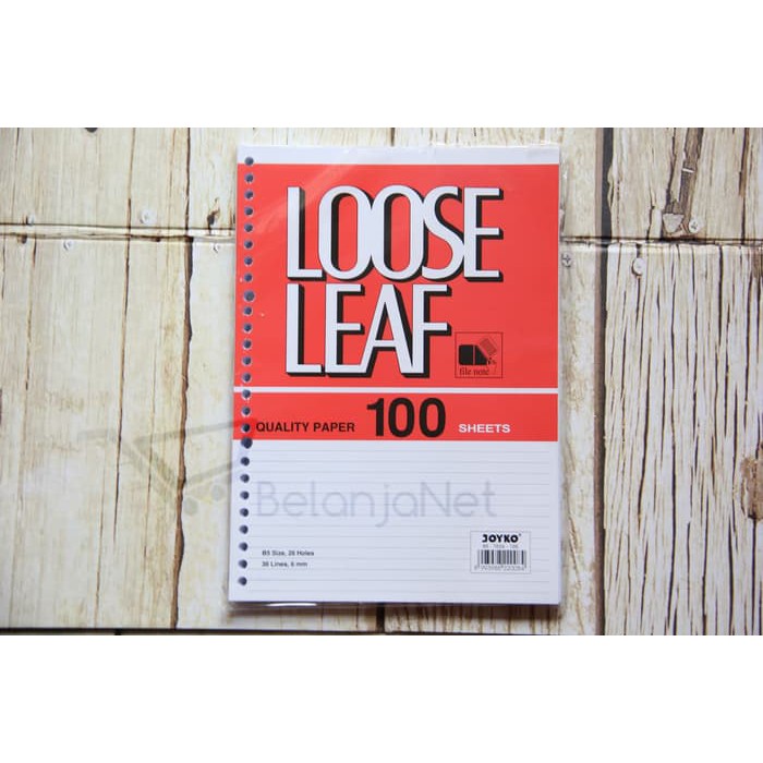 Loose Leaf [Kertas File] Joyko B5 100 lembar