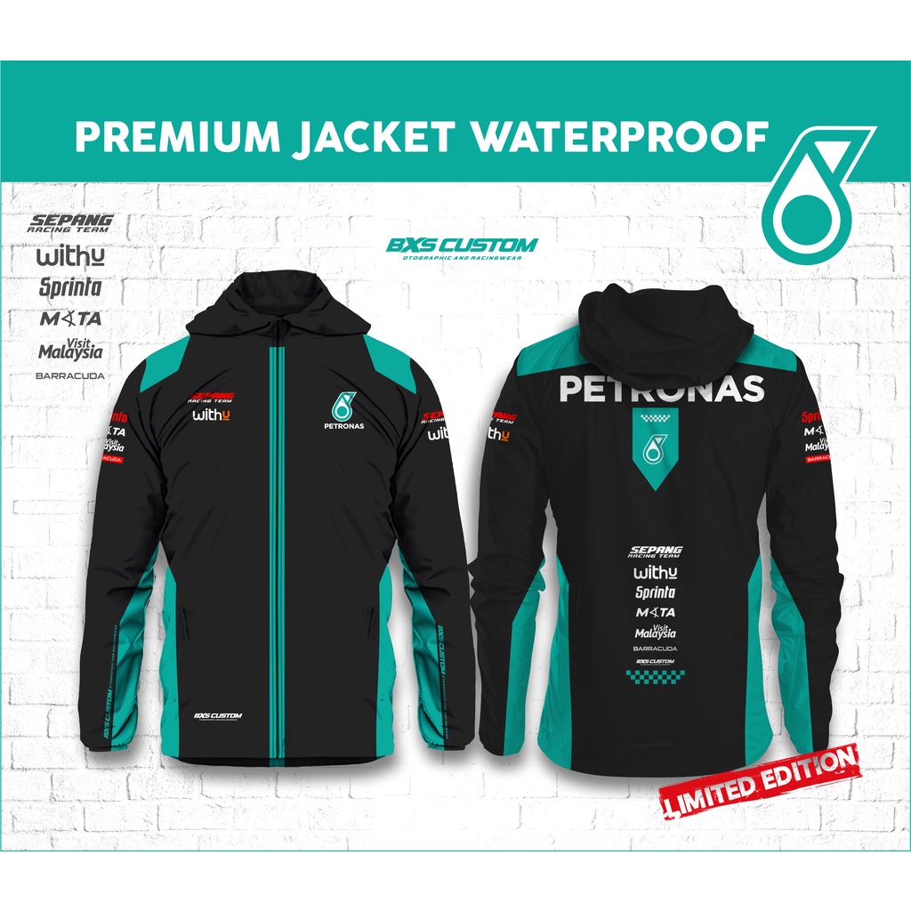 JAKET PETRONAS LIVERY SEPANG RACING TEAM | JAKET TOURING | HOODIE SUNMORI