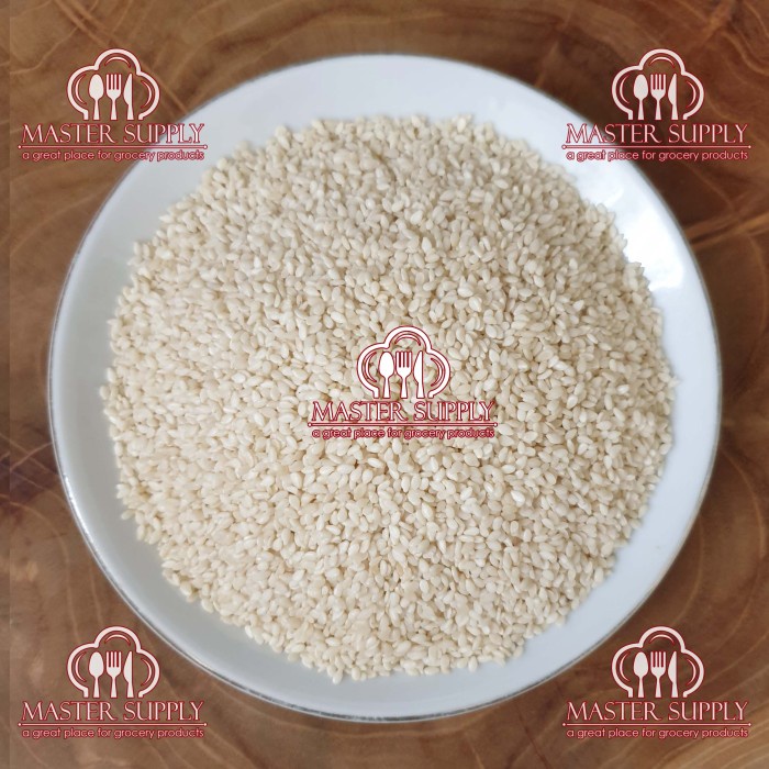 

Q121Sa Wijen Putih 250 Gr / White Sesame Seeds / Biji Wijen Putih D51qs44