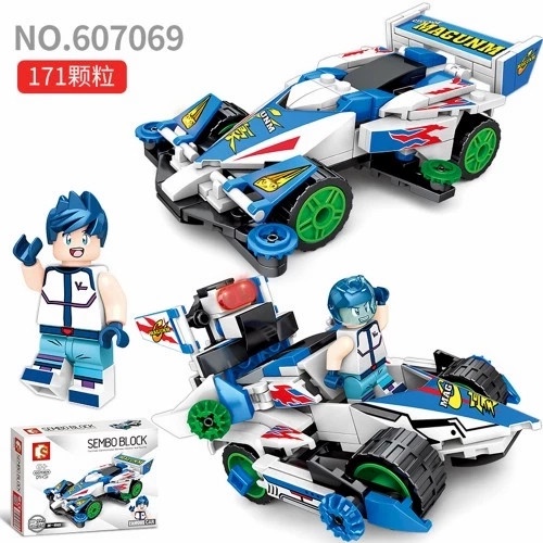 Sembo Block Tamiya 2 in 1 - Mainan Lego Brick Mobil Anak Edukatif new