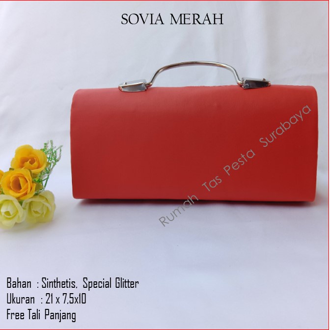 Tas Elegant,Tas Lucu,Tas Murah,SOVIA MERAH