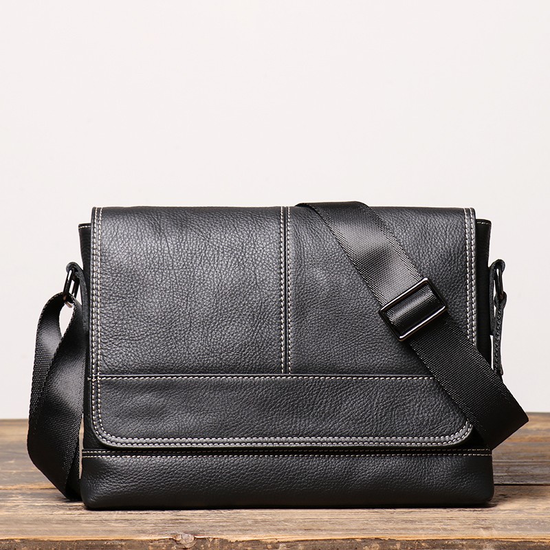 Tas Kulit Pria - Tas Selempang Kulit Sapi Asli - Tas kulit messenger