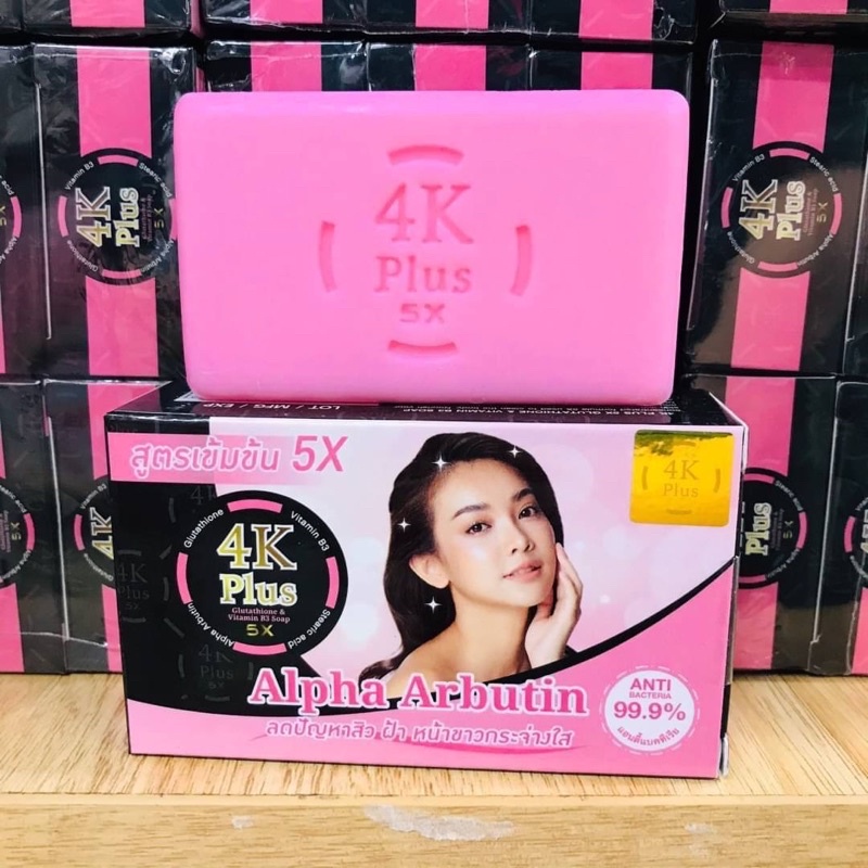 4k Plus 5x Alpha Arbutin For Face & Body Soap