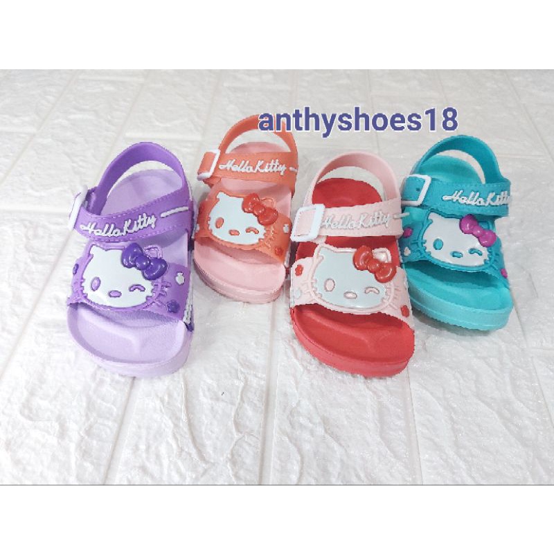 TERBARU Sandal Karet Anak Bayi Perempuan 616 Kitty ORICON size 20-25