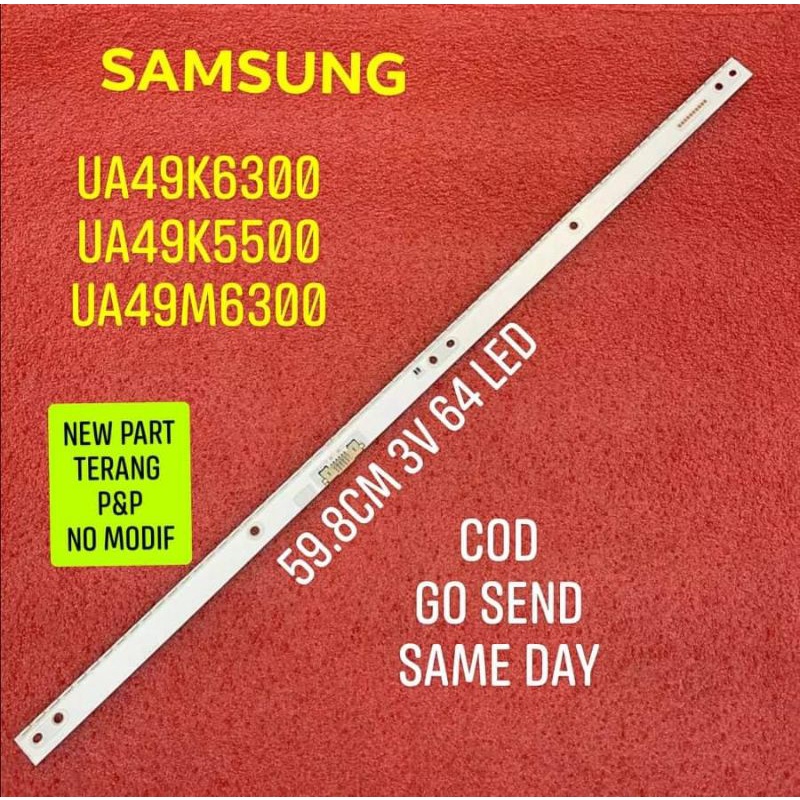 LAMPU LED BL BACKLIGHT SAMSUNG UA49K UA49K6300 UA49M6300 49k6300 49M6300  UA49K5500