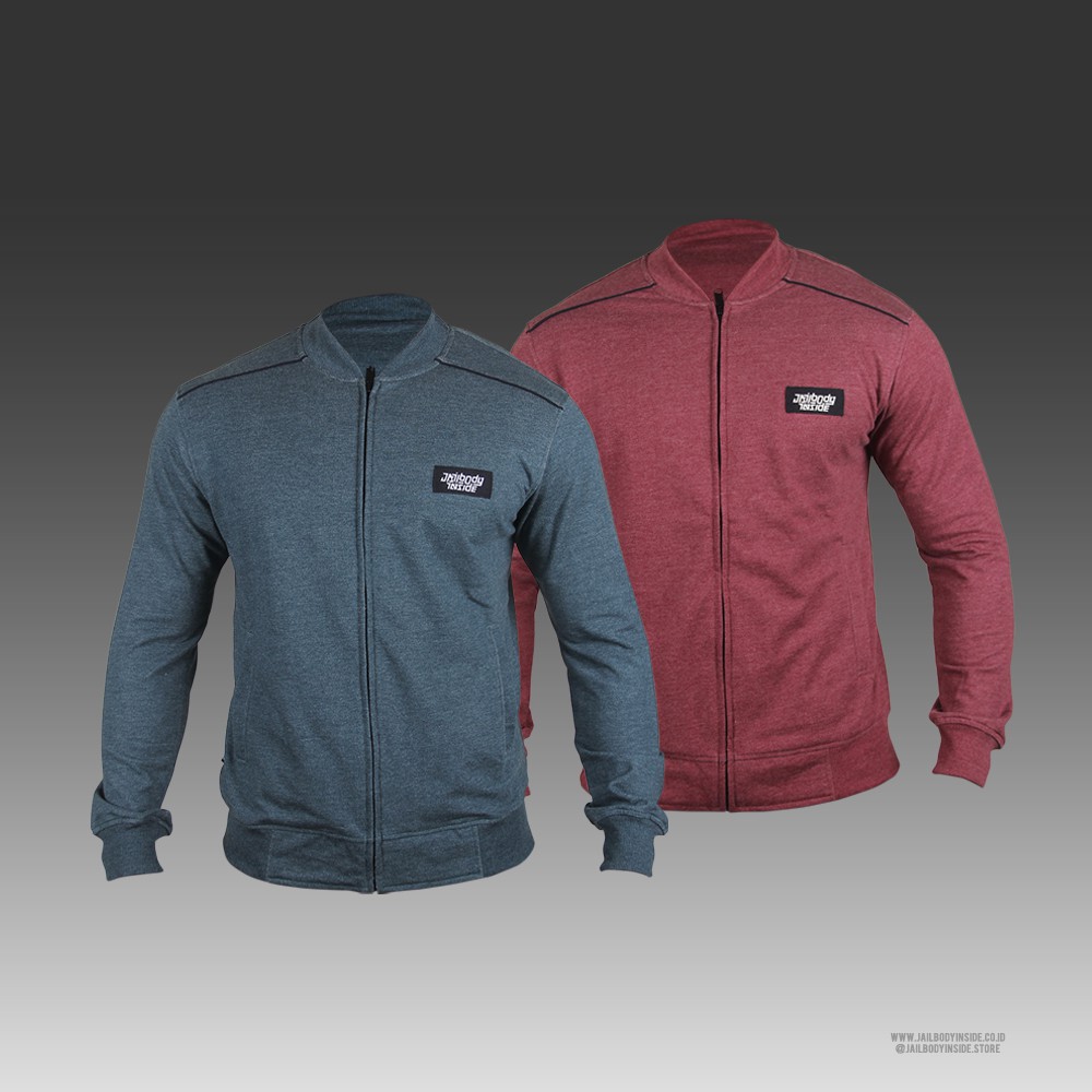 Best seller original jaket babyterry denim jail body inside zipper basic logo code 1037504