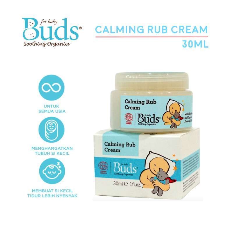 Buds Soothing Organics - Calming Rub Cream 30ml