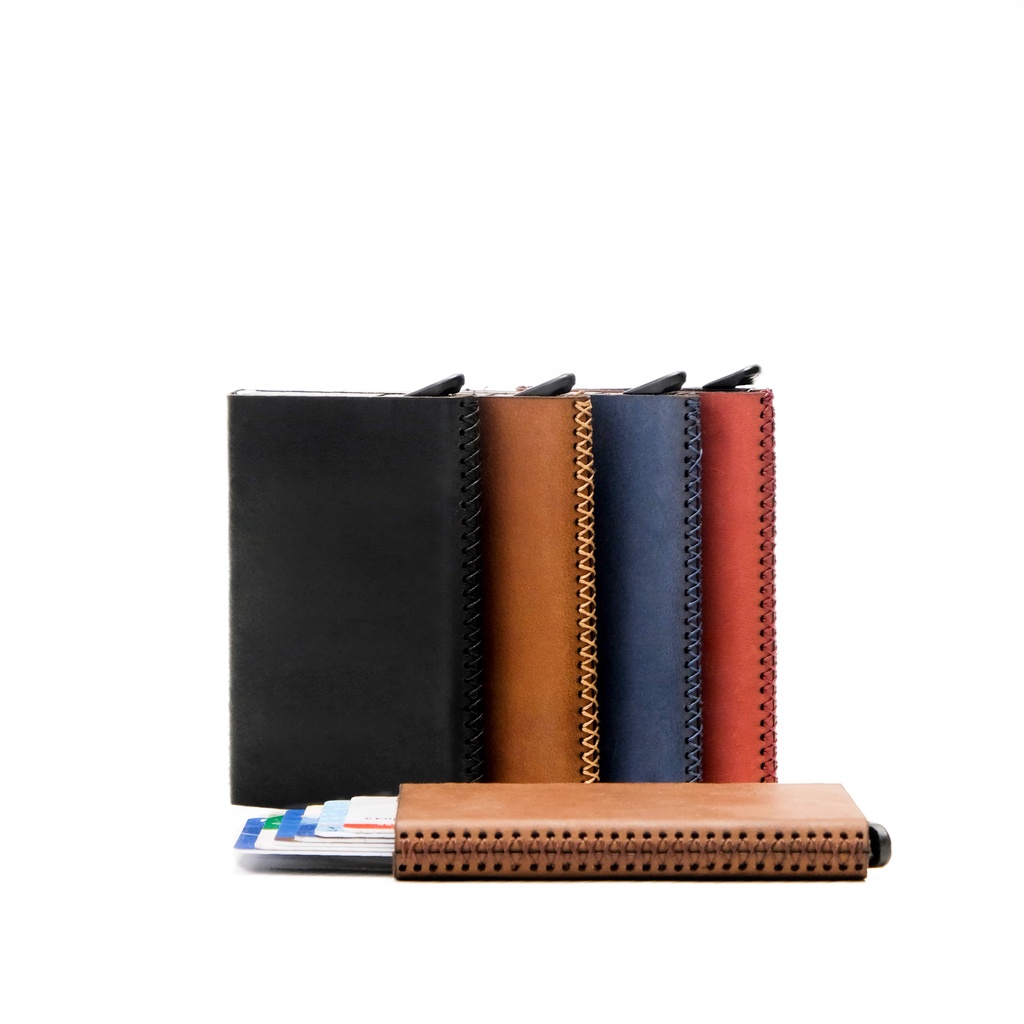 RFID Dompet Pintar Card Holder Tempat Kartu Atm Smart Slim Wallet Pria