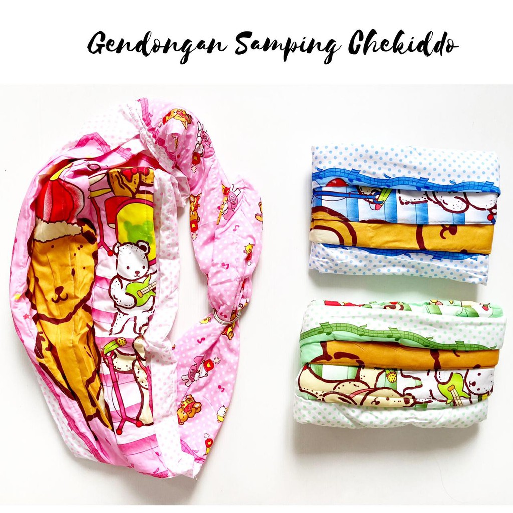 Gendongan Samping Chekido | Gendongan Bayi Model Samping Chekiddo Terlaris Murah