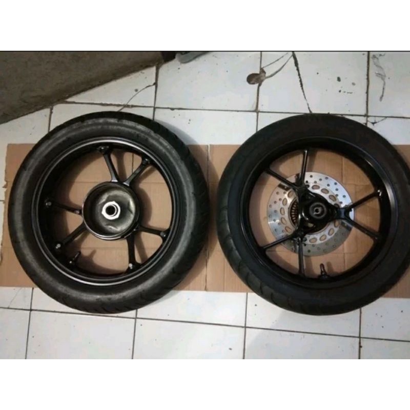 ORIGINAL VELEK VELG RACING YAMAHA LEXI PNP AEROX CABUTAN MULUS