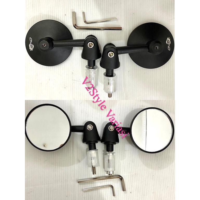 SPION JALU BULAT LIPAT CNC TEKUK Kaca Putih Cembung Scoopy Fino MIO BEAT VARIO AEROX XEON LEXI XRIDE