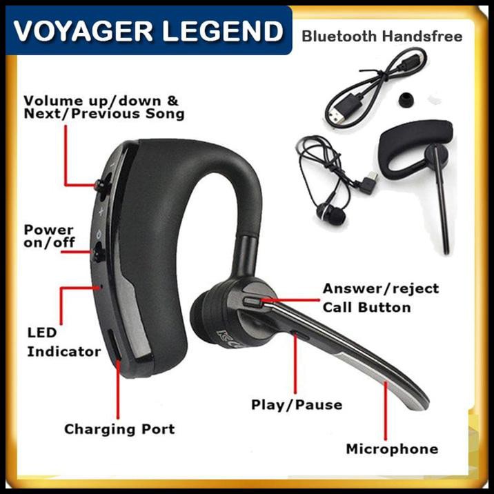 Terlaris Headset Hedset Hetset Headset Bluetooth V Legend  Murah
