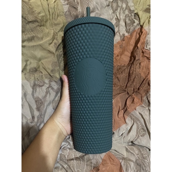 Starbucks Studded Bling Cup Frosted Green