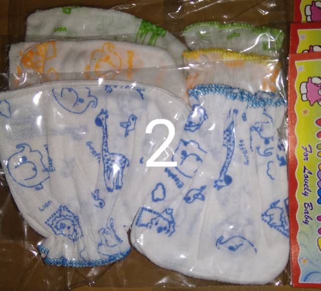 1 set sarung tangan dan sarung kaki bayi