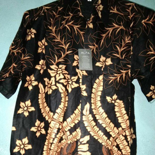 Kemeja Batik Pria/hem Batik Pria/baju Batik Modern Pria Ii Motif Mustika Ii Pbi