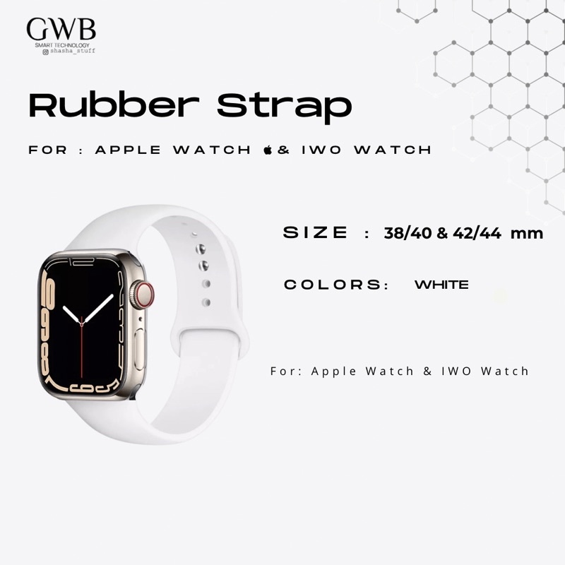 STRAP APPLEWATCH &amp; IWO WATCH SMARTWATCH