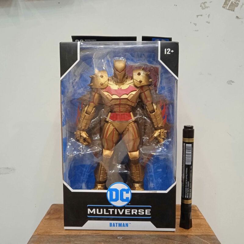 Mainan Hellbat gold mcfarlane batman armor hellbat emasby mcfarlanetinggi sekitar 7 inchartikulasi d