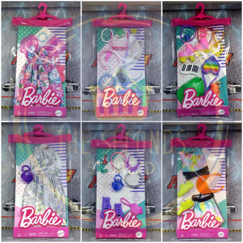 Barbie Fashion Set Pack - Aksesoris Boneka Barbie - Original Mattel